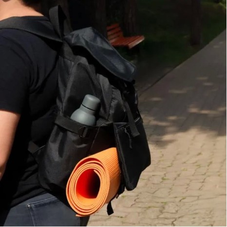 Mochila em Polyester 600D 18L Preta Personalizado