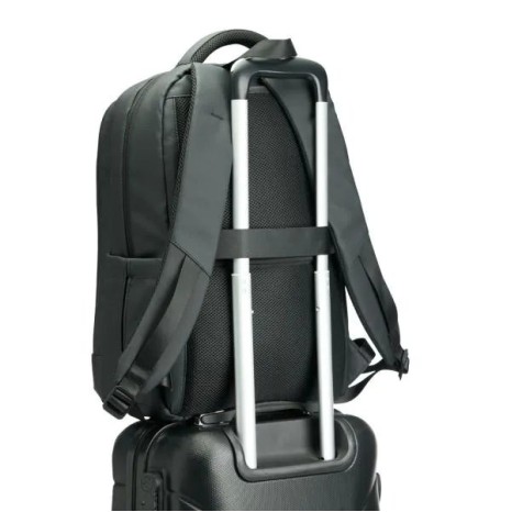 Mochila em Pu/Polyester Executive 24L Preta Personalizado