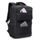 Mochila em Polyester/Pu Executive 20L Preta Personalizado