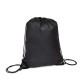 Mochila Sacola em Nylon 190D Preta 42X32cm Personalizado