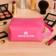 Necessaire com Alça em Material Sintético Rosa Personalizado