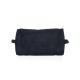 Necessaire Preta em Microfibra com Gancho Personalizado