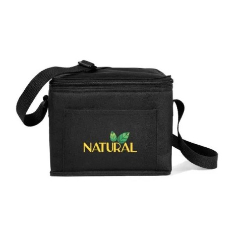 Bolsa Térmica Preta 4L 20X15X16cm Não Impermeável Personalizado