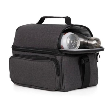 Bolsa Térmica em Rpet Cinza Escuro 10L Personalizado