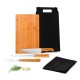 Conjunto para Churrasco em Bambu / Madeira / Inox Texas 5 Pçs Personalizado