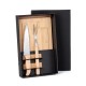 Kit para Churrasco em Bambu/Madeira Personalizado