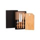 Kit para Cozinha/Pão em Bambu/Inox- 5 Pçs Personalizado