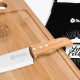 Kit para Cozinha em Bambu / Madeira / Inox com Avental e Touca 8 Pçs Personalizado