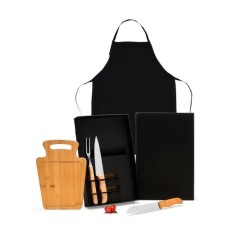 Conjunto para Churrasco com Avental 5 Pçs Personalizado