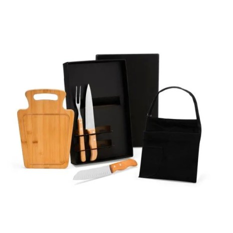 Conjunto para Churrasco com Avental 5 Pçs Personalizado
