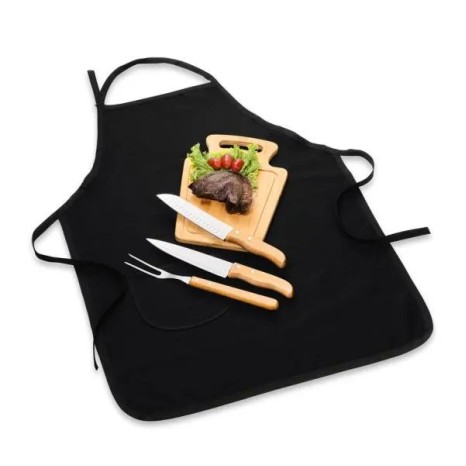 Conjunto para Churrasco com Avental 5 Pçs Personalizado