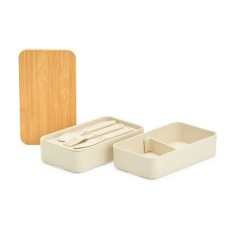 Marmita Dupla em Fibra de Trigo/Bambu Personalizado