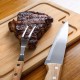 Conjunto para Churrasco em Bambu / Inox / Madeira 3 Pçs, Personalizado