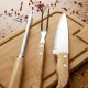Conjunto para Churrasco em Bambu / Inox / Madeira 4 Pçs Personalizado