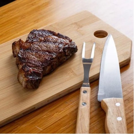 Conjunto para Cozinha em Bambu / Madeira / Inox 3 Pçs Personalizado