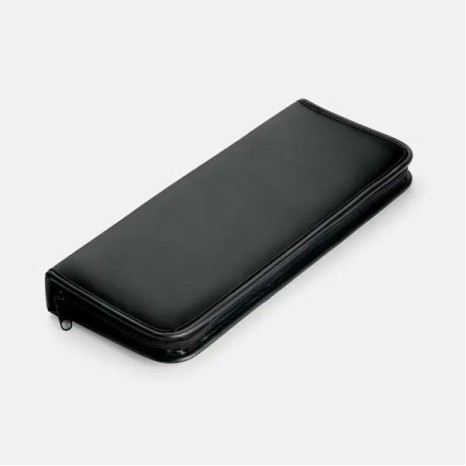 Conjunto de Garfo e Faca Inox / Madeira / Bambu com Estojo- 3 Pçs Personalizado