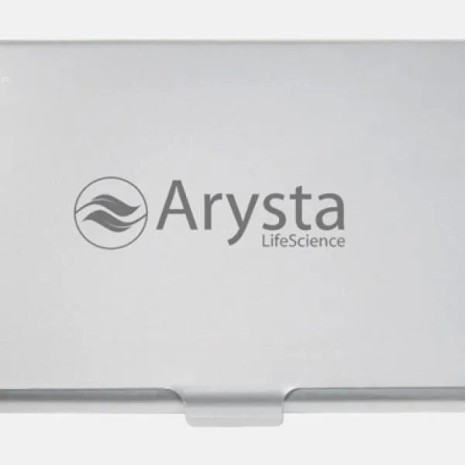 Porta-Cartão em Alumínio Fosco Personalizado