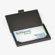 Porta-Cartão em Alumínio Ônix Personalizado