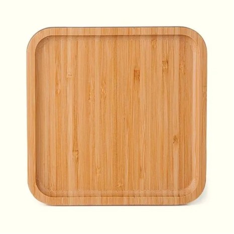 Petisqueira em Bambu Quadrada 20X20X1,9cm Personalizado