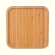 Petisqueira em Bambu Quadrada 20X20X1,9cm Personalizado