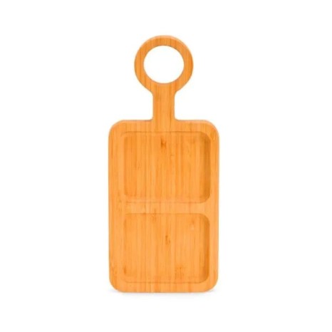 Petisqueira em Bambu com Alça 33X14X2cm Personalizado