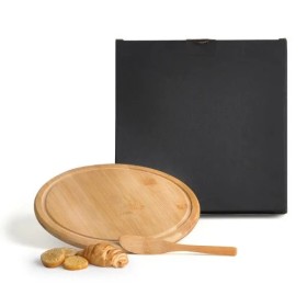 Conjunto para Petisco em Bambu 2 Pçs Personalizado