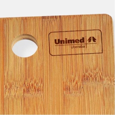 Conjunto para Queijo em Bambu / Madeira / Inox Oregon 5 Pçs Personalizado