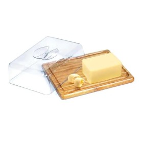 Porta Frios / Manteiga em Bambu com Tampa Personalizado