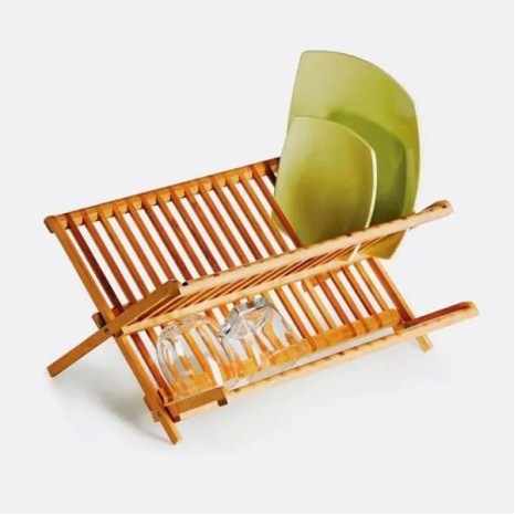 Escorredor de Pratos em Bambu Quioto Personalizado