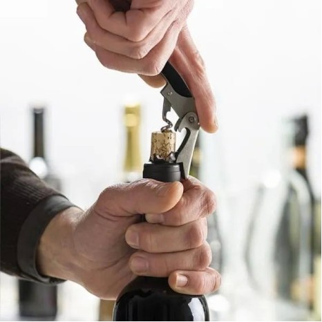 Acessórios para Vinho com Estojo em Bambu 6 Pçs Personalizado