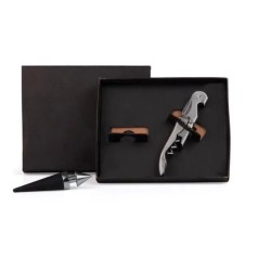 Abridor Saca-Rolhas e Tampão em Metal Personalizado