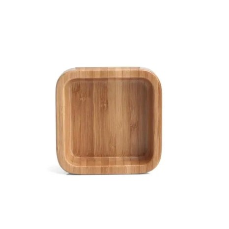 Cumbuca em Bambu Quadrada de 100Ml Personalizado
