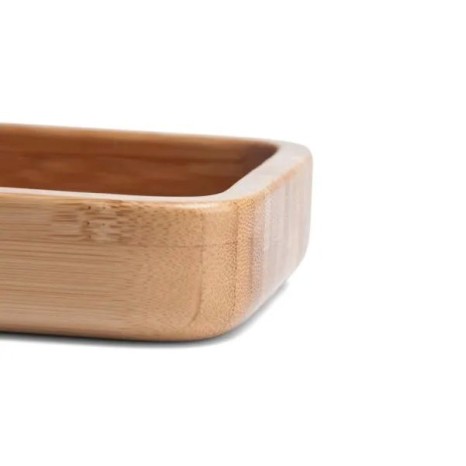 Cumbuca em Bambu Quadrada de 100Ml Personalizado