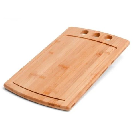 Tábua para Churrasco em Bambu Supreme 3 Furos Personalizado