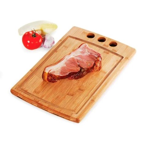 Tábua para Churrasco em Bambu Supreme 3 Furos Personalizado