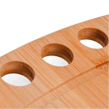 Tábua para Churrasco em Bambu Supreme 3 Furos Personalizado