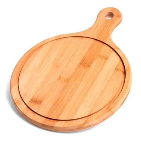 Tábua para Servir em Bambu com Alça Personalizado