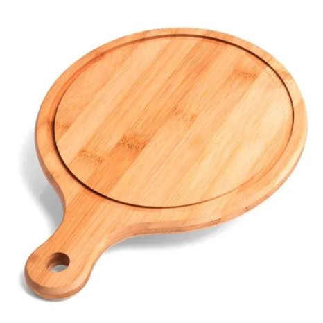 Tábua para Servir em Bambu com Alça Personalizado