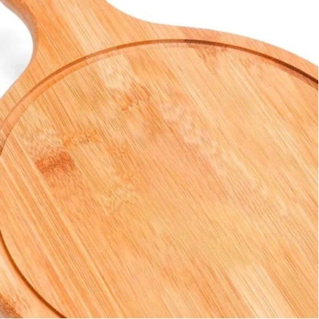 Tábua para Servir em Bambu com Alça Personalizado