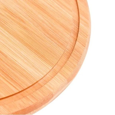 Tábua para Servir em Bambu com Alça Personalizado