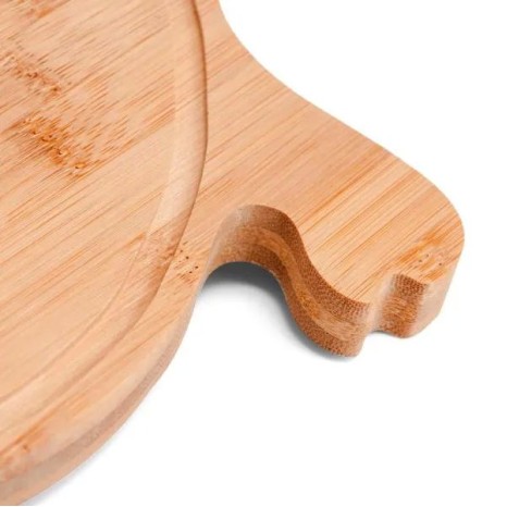Tábua em Bambu com Formato de Porco Personalizado