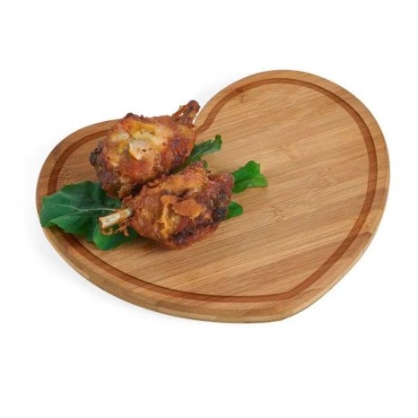 Tábua em Bambu em Formato de Coração Personalizado