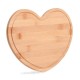 Tábua em Bambu em Formato de Coração Personalizado