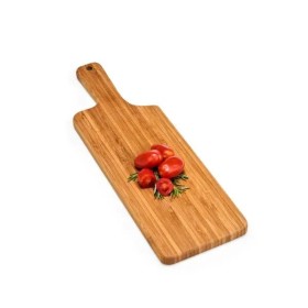 Tabua em Bambu com Pegador 39X12X1,5 cm Personalizado