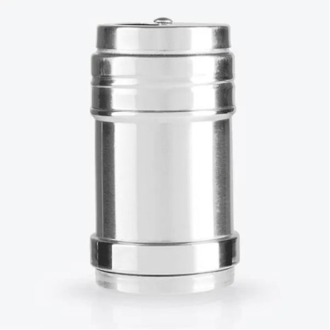 Pote para Condimento em Aço Inox 8X4cm Personalizado