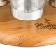 Porta Condimentos em Acrílico/Inox/Bambu Salzburg 6 Pçs Personalizado