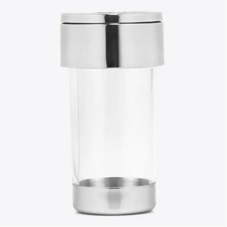 Porta Condimentos em Acrílico/Inox/Bambu Salzburg 6 Pçs Personalizado