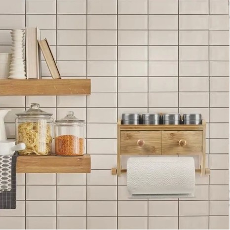 Porta Condimentos em Bambu com Acessórios e Gavetas Personalizado