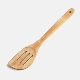 Espátula Perfurada em Bambu Utility 30 cm Personalizado