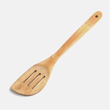 Espátula Perfurada em Bambu Utility 30 cm Personalizado
